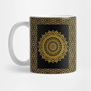 Golden pattern Moroccan Mug